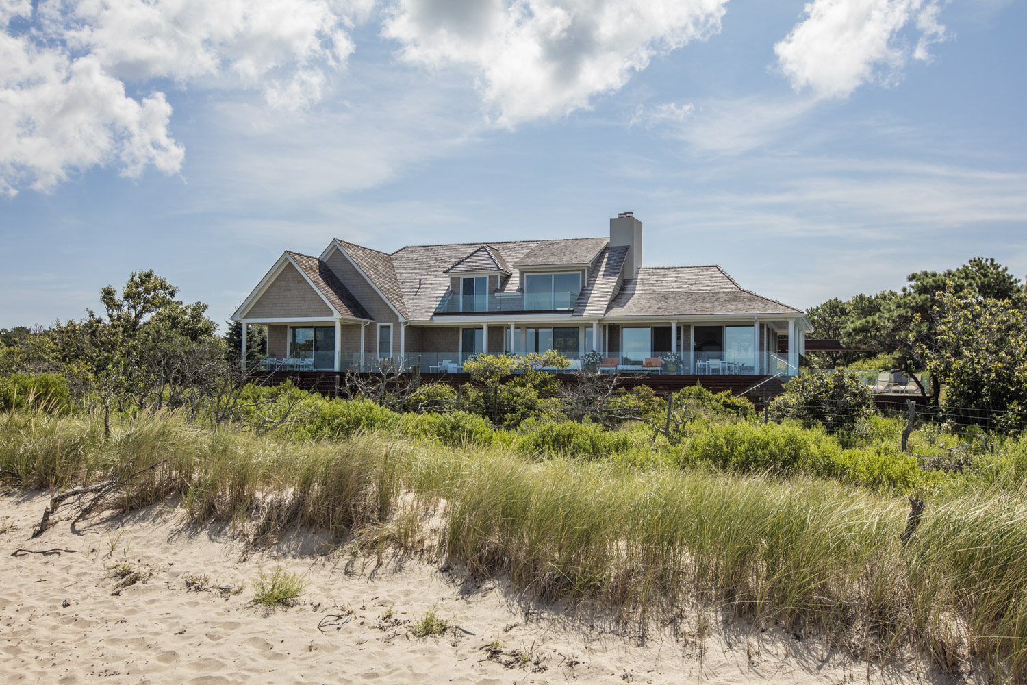 Photo of construction by Ronald Webb Builder.